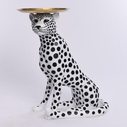 Leopard Side Table