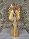 Angel with beautiful wings statue- Golden