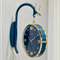 Sleek minimalist Dual Dial Station Clock