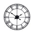 Black Analog Round Clock