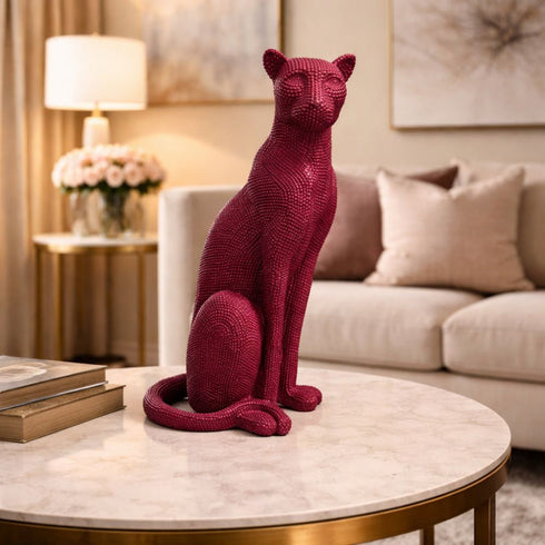 Dotted Cheetah Sculpture