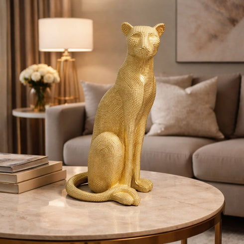 Dotted Cheetah Sculpture