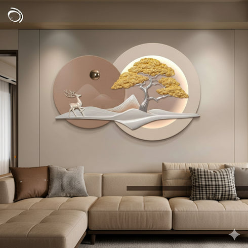 CalmCrest Wall Decor with LED