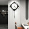 Geometry timepiece metal wall clock