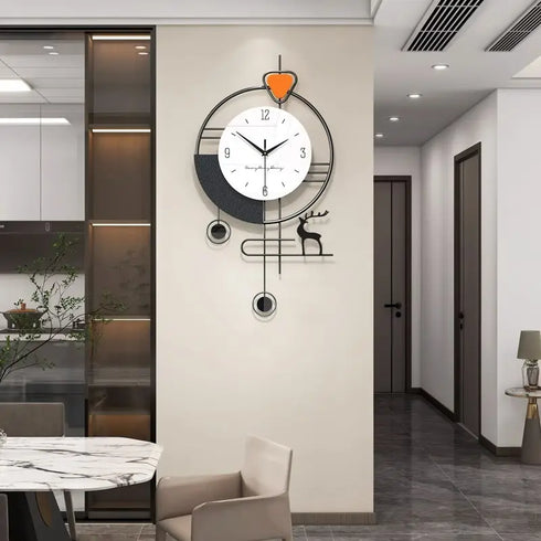 Creative decorative minimalist imported pendulum wall clock