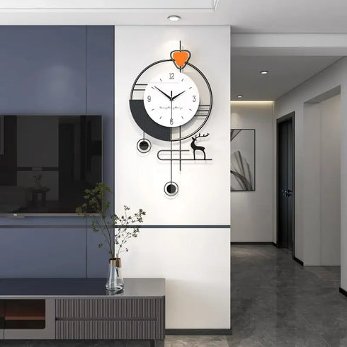 Creative decorative minimalist imported pendulum wall clock