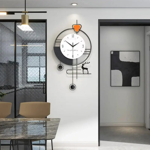 Creative decorative minimalist imported pendulum wall clock