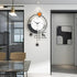 Creative decorative minimalist imported pendulum wall clock