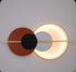 Eclipse Round Metal Wall Art with LED