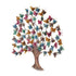 Butterfly Tree metal Wall Art