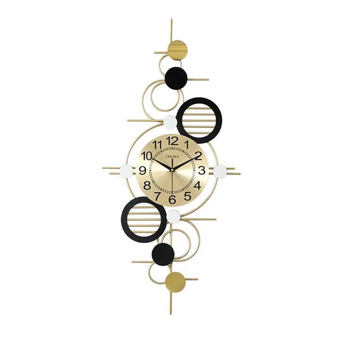 Circles in circles Metal Wall Clock