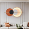 Eclipse Round Metal Wall Art with LED