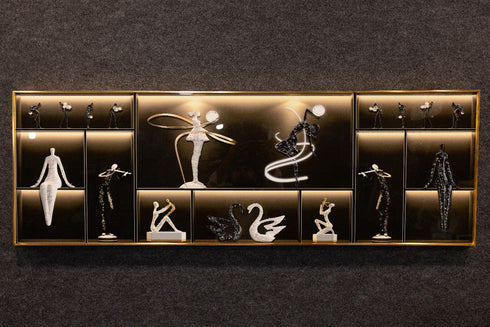 Manniquins Crystal Painting with LED