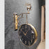 Dual Dial Station Clock With Deer