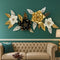 Floral Fusion metal wall art