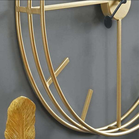 Triple ring wall Clock