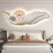 Swan with Feather Wall Painting with LED