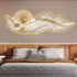 Swan with Feather Crystal Wall Art with LED
