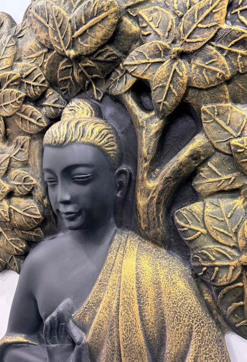 Blessing Buddha under tree wall art- 4 feet