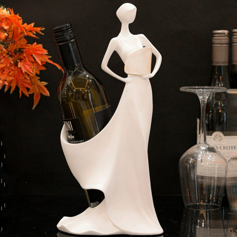 Modern Wine Holder with Lady