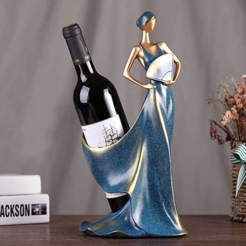 Modern Wine Holder with Lady