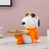 Snoopy's chic Tray Buddy