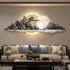 Mountain View crystal wall art with LED