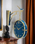 Dual Dial Station Clock with deer