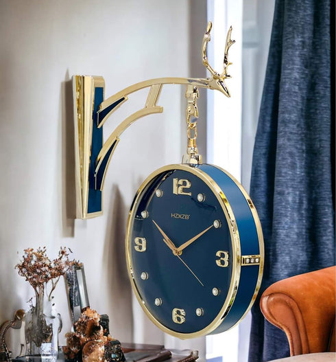 Dual Dial Station Clock- Style 2