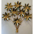 Bunch Of Goldenl Flower Metal Wall Art