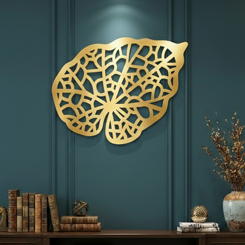 Golden Metal leaf wall art