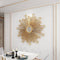 Elegant Sunray Golden Wall Mirror
