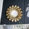 Gold Blossom Round Wall Mirror