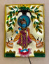 Krishna Metal Wall Art with led
