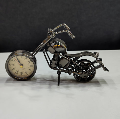 Modern Biker Desk Clock- Style 2
