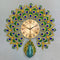 Peacock Glory Wall Clock