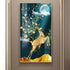Golden Deer Crystal Painting with LED