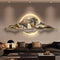 Nature Landscape crystal wall art with LED- style 5