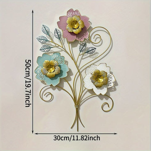 Elegant Floral wall decor for living room