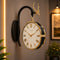 Sleek minimalist Dual Dial Station Clock