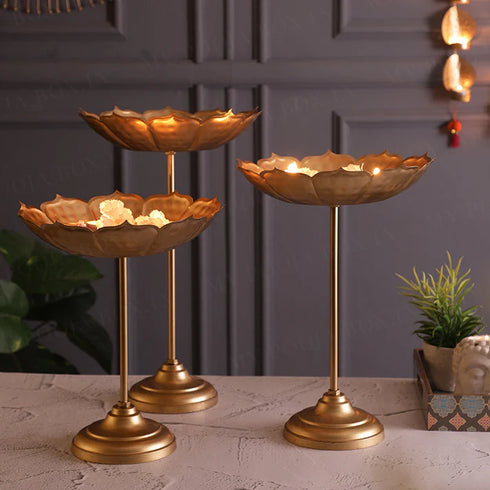 Golden Standing urli- set of 3