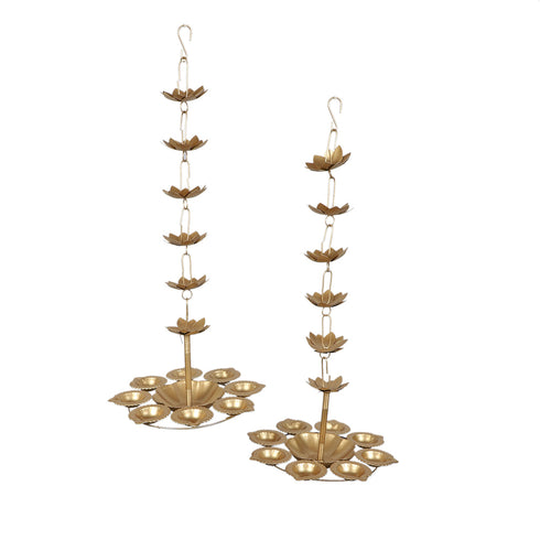 Diya urli with latkan- set of 2