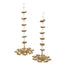 Diya urli with latkan- set of 2