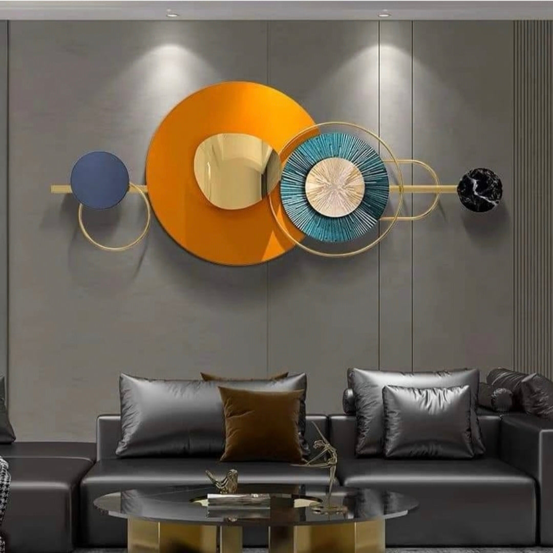 Abstract luxury Metal Wall Art – Rangdedecor