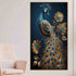 Blue and golden peacock Crystal Painting with LED
