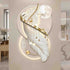 Imported Feather crystal wall art with LED