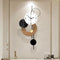 Brown and white metal Wall clock