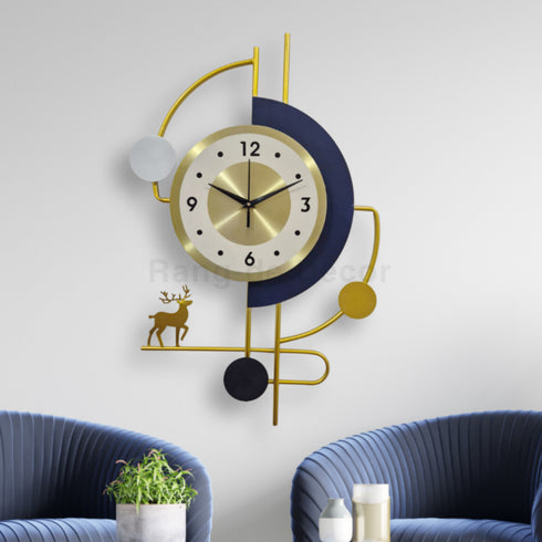 Modern deer Wall Clock