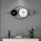 Modern with minimalist metal wall clock