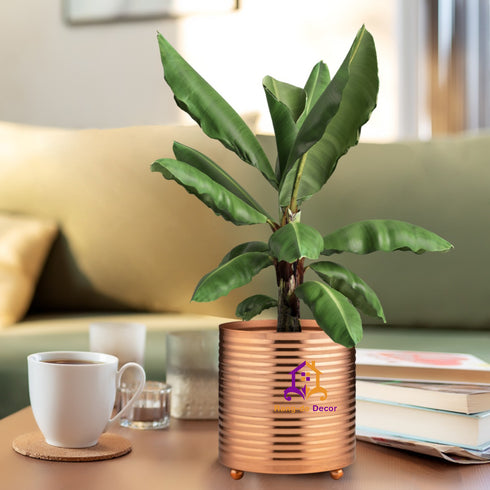 Single Desk Planter- Rose Gold